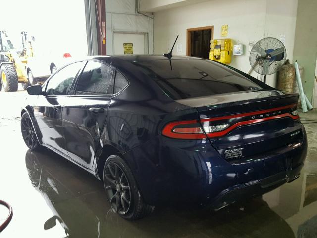 1C3CDFBBXFD310617 - 2015 DODGE DART SXT BLUE photo 3