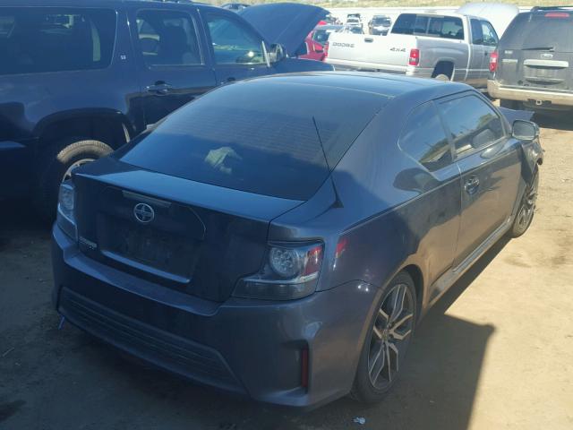 JTKJF5C76E3079634 - 2014 TOYOTA SCION TC GRAY photo 4