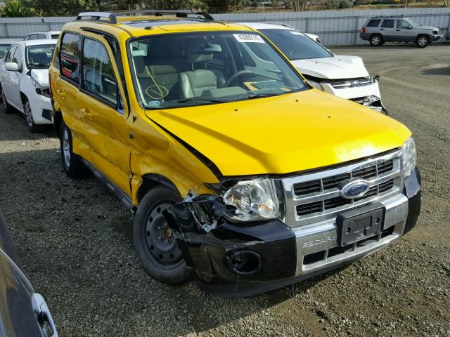 1FMCU59349KB19016 - 2009 FORD ESCAPE HYB YELLOW photo 1