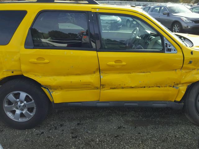 1FMCU59349KB19016 - 2009 FORD ESCAPE HYB YELLOW photo 9