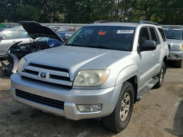 JTEZU14RX38003421 - 2003 TOYOTA 4RUNNER SR SILVER photo 2