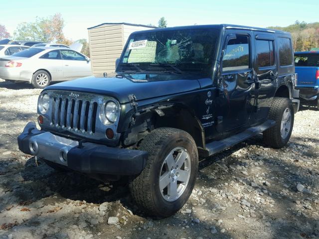 1J4BA5H1XBL502753 - 2011 JEEP WRANGLER U GREEN photo 2