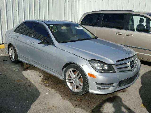 WDDGF4HB6DA858699 - 2013 MERCEDES-BENZ C 250 SILVER photo 1