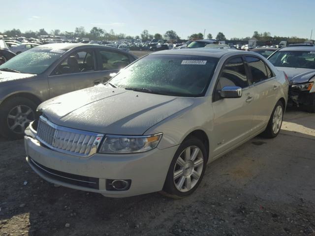 3LNHM26T07R649551 - 2007 LINCOLN MKZ WHITE photo 2