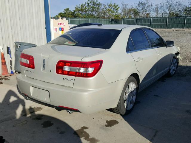 3LNHM26T07R649551 - 2007 LINCOLN MKZ WHITE photo 4