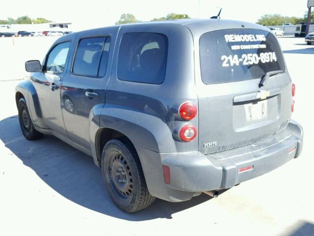 3GNDA33D18S606644 - 2008 CHEVROLET HHR LS GRAY photo 3