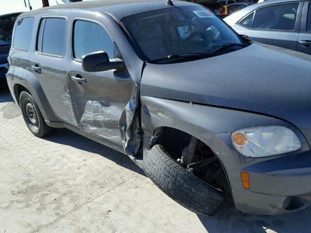 3GNDA33D18S606644 - 2008 CHEVROLET HHR LS GRAY photo 9