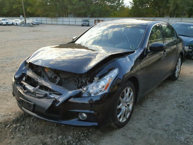 JN1CV6AR3CM971900 - 2012 INFINITI G37 BLACK photo 2