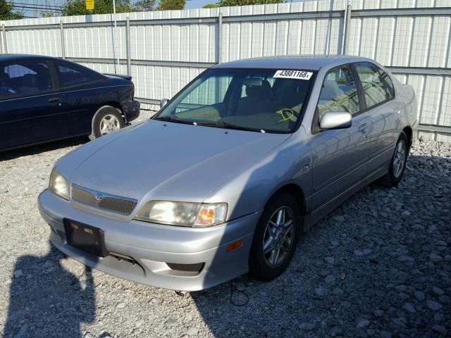 JNKCP11A42T505951 - 2002 INFINITI G20 SILVER photo 2