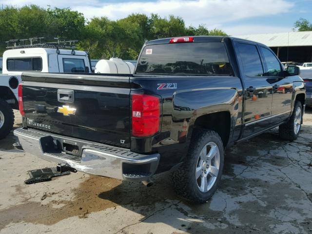 3GCUKREC5EG214925 - 2014 CHEVROLET SILVERADO BLACK photo 4