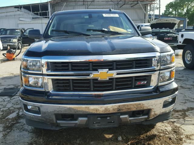 3GCUKREC5EG214925 - 2014 CHEVROLET SILVERADO BLACK photo 9