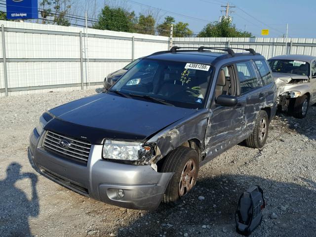 JF1SG63647H745536 - 2007 SUBARU FORESTER 2 SILVER photo 2