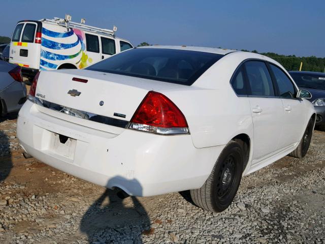 2G1WD5EM9B1263644 - 2011 CHEVROLET IMPALA POL WHITE photo 4