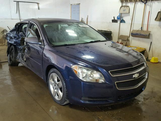 1G1ZB5EB5A4120906 - 2010 CHEVROLET MALIBU LS BLUE photo 1