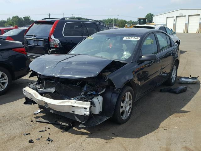1G8AZ52FX4Z172279 - 2004 SATURN ION LEVEL BLACK photo 2