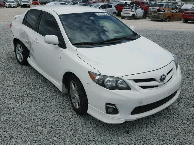 2T1BU4EE2CC870979 - 2012 TOYOTA COROLLA BA WHITE photo 1