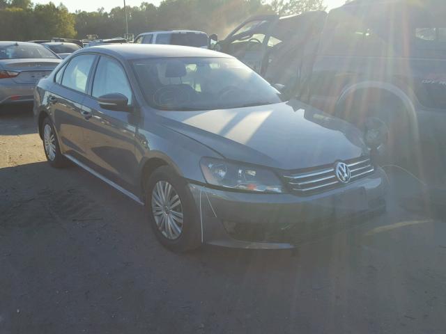 1VWAP7A30EC015330 - 2014 VOLKSWAGEN PASSAT S GRAY photo 1