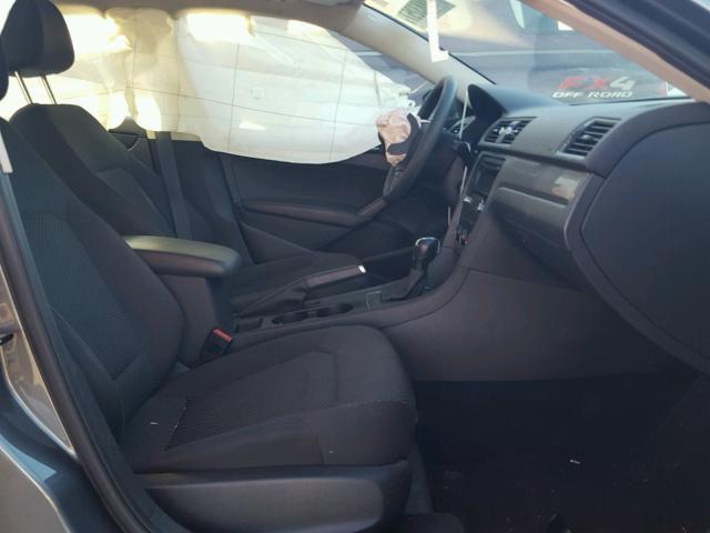 1VWAP7A30EC015330 - 2014 VOLKSWAGEN PASSAT S GRAY photo 5