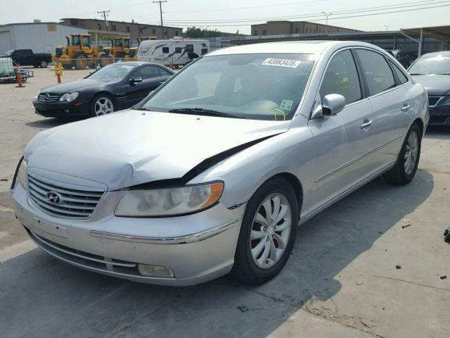 KMHFC46FX7A214854 - 2007 HYUNDAI AZERA SE SILVER photo 2