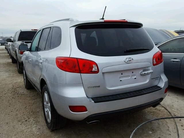 5NMSH13E98H140865 - 2008 HYUNDAI SANTA FE S Արծաթագույն լուսանկար 3