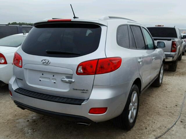 5NMSH13E98H140865 - 2008 HYUNDAI SANTA FE S Արծաթագույն լուսանկար 4