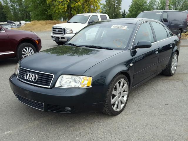 WAUCD64B54N086413 - 2004 AUDI A6 S-LINE GREEN photo 2