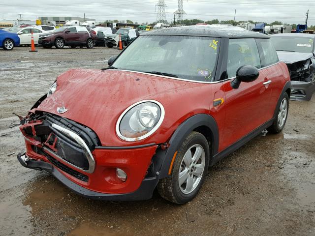 WMWXP5C57GT739774 - 2016 MINI COOPER RED photo 2