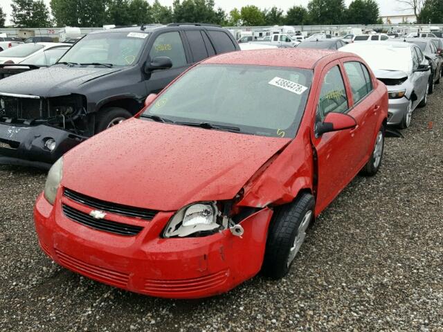 1G1AL58F187296708 - 2008 CHEVROLET COBALT LT RED photo 2