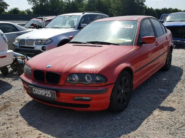 WBAAM333XXCA81386 - 1999 BMW 323I RED photo 2