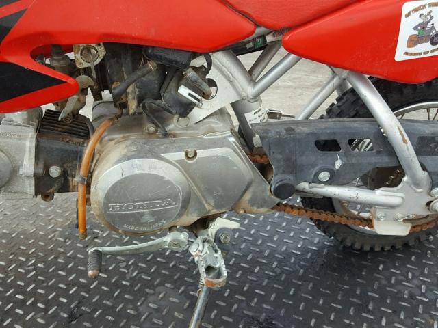 JH2AE03091K111671 - 2001 HONDA XR50 RED photo 7