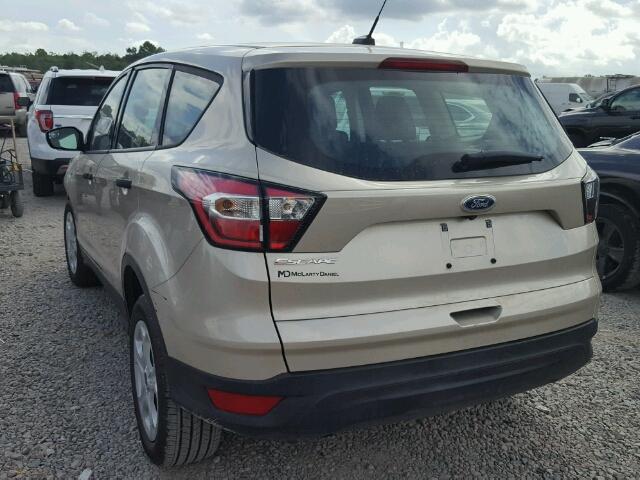 1FMCU0F79JUA27645 - 2018 FORD ESCAPE S GOLD photo 3