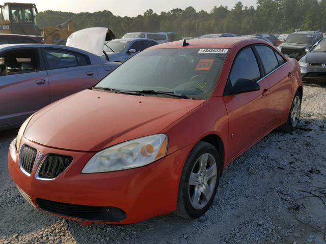 1G2ZG57B194163323 - 2009 PONTIAC G6 ORANGE photo 2