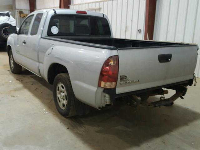 5TETX22N56Z172689 - 2006 TOYOTA TACOMA GRAY photo 3