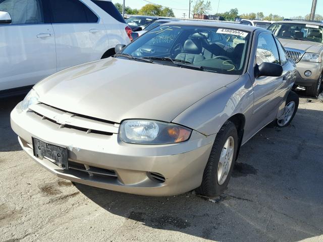 1G1JC12F147153771 - 2004 CHEVROLET CAVALIER TAN photo 2