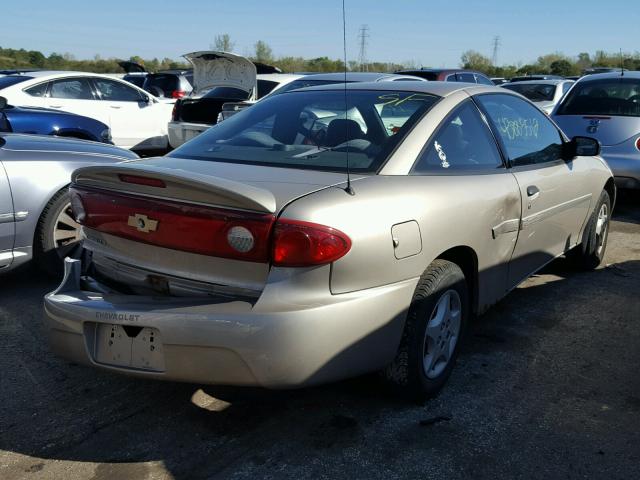 1G1JC12F147153771 - 2004 CHEVROLET CAVALIER TAN photo 4