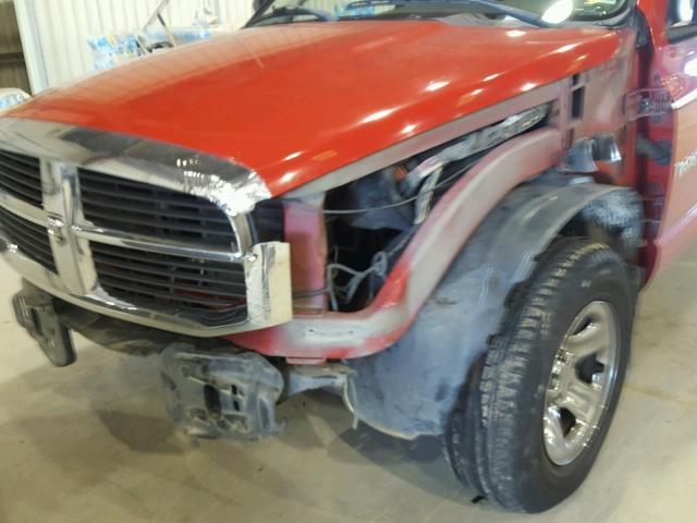 1D7HA16N98J215705 - 2008 DODGE RAM 1500 S RED photo 9