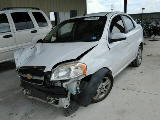 KL1TG5DE5BB226304 - 2011 CHEVROLET AVEO LT WHITE photo 2