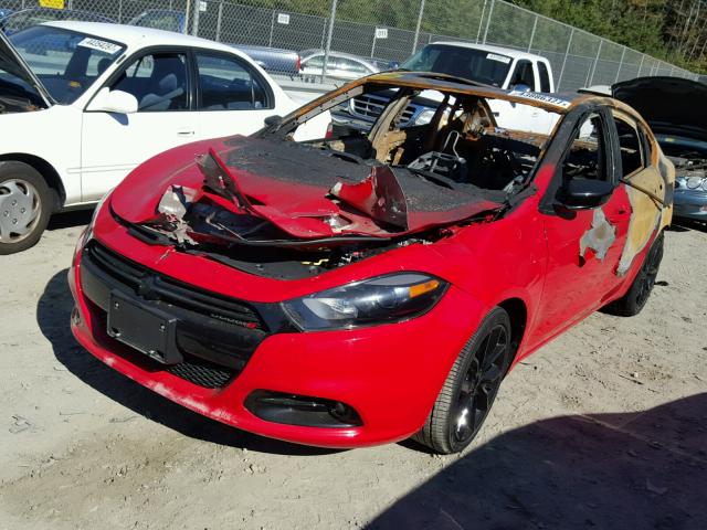 1C3CDFGB8GD791493 - 2016 DODGE DART GT SP RED photo 2