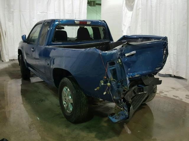 1GCJTCF97C8119575 - 2012 CHEVROLET COLORADO L BLUE photo 3