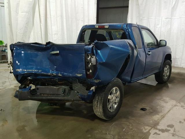1GCJTCF97C8119575 - 2012 CHEVROLET COLORADO L BLUE photo 4