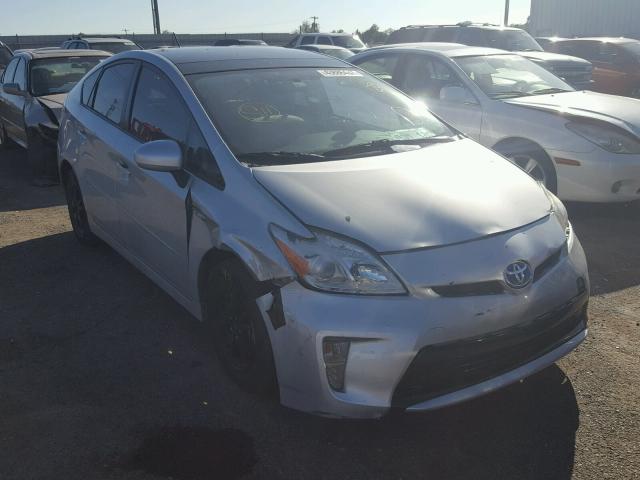 JTDKN3DU4C5502011 - 2012 TOYOTA PRIUS SILVER photo 1