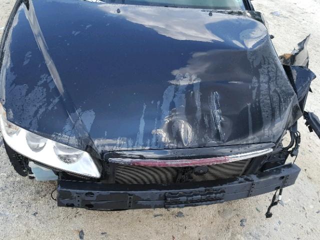 KMHFC46F86A050163 - 2006 HYUNDAI AZERA SE BLACK photo 7