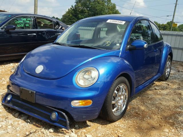 3VWCD31C84M409004 - 2004 VOLKSWAGEN NEW BEETLE 蓝色 照片 2