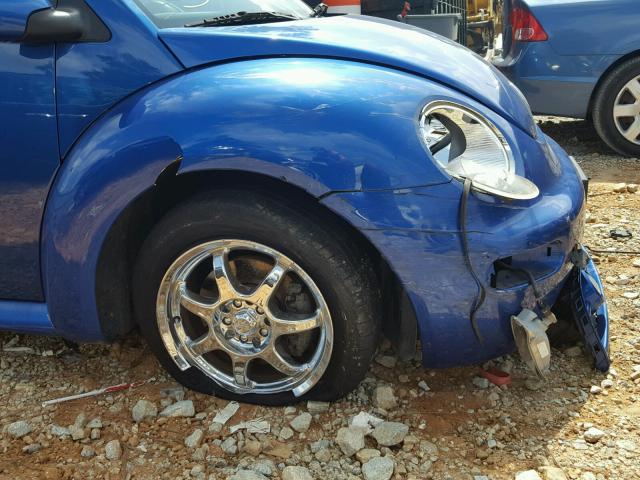 3VWCD31C84M409004 - 2004 VOLKSWAGEN NEW BEETLE 蓝色 照片 9