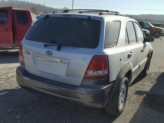 KNDJD733565512310 - 2006 KIA SORENTO SILVER photo 4