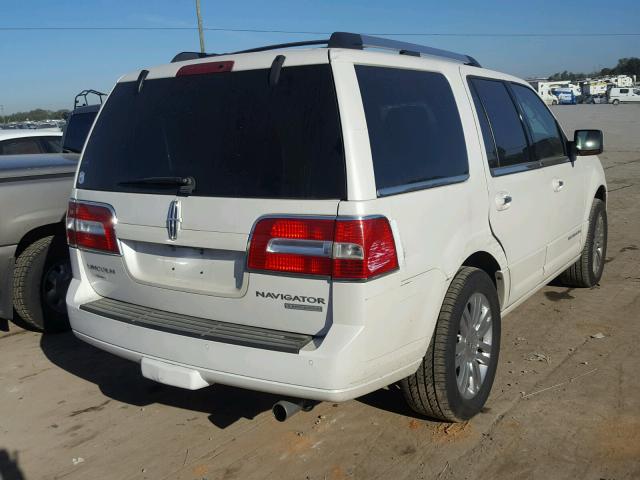 5LMJJ2H57AEJ05919 - 2010 LINCOLN NAVIGATOR WHITE photo 4