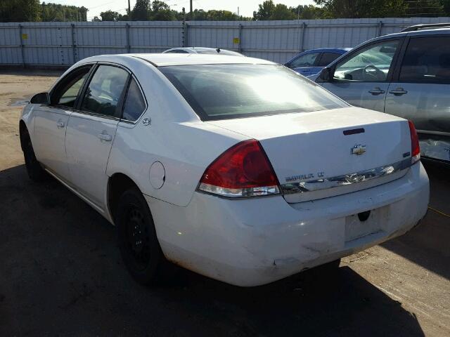 2G1WT55K689220438 - 2008 CHEVROLET IMPALA LT WHITE photo 3