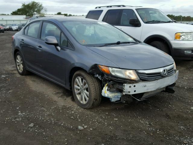 2HGFB2F83CH313543 - 2012 HONDA CIVIC EX SILVER photo 1