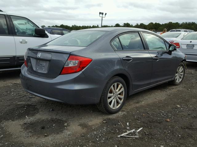 2HGFB2F83CH313543 - 2012 HONDA CIVIC EX SILVER photo 4