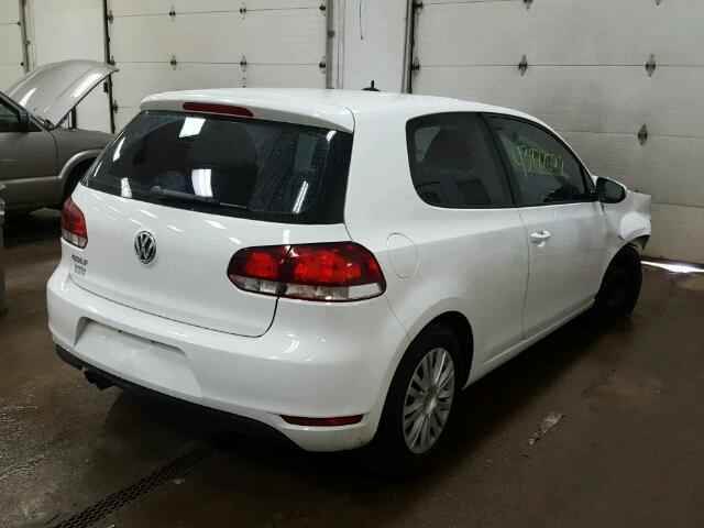 WVWAB7AJ6BW275547 - 2011 VOLKSWAGEN GOLF WHITE photo 4
